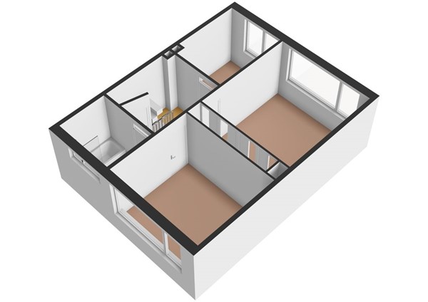 Floorplan - Saturnusstraat 44, 1443 AD Purmerend